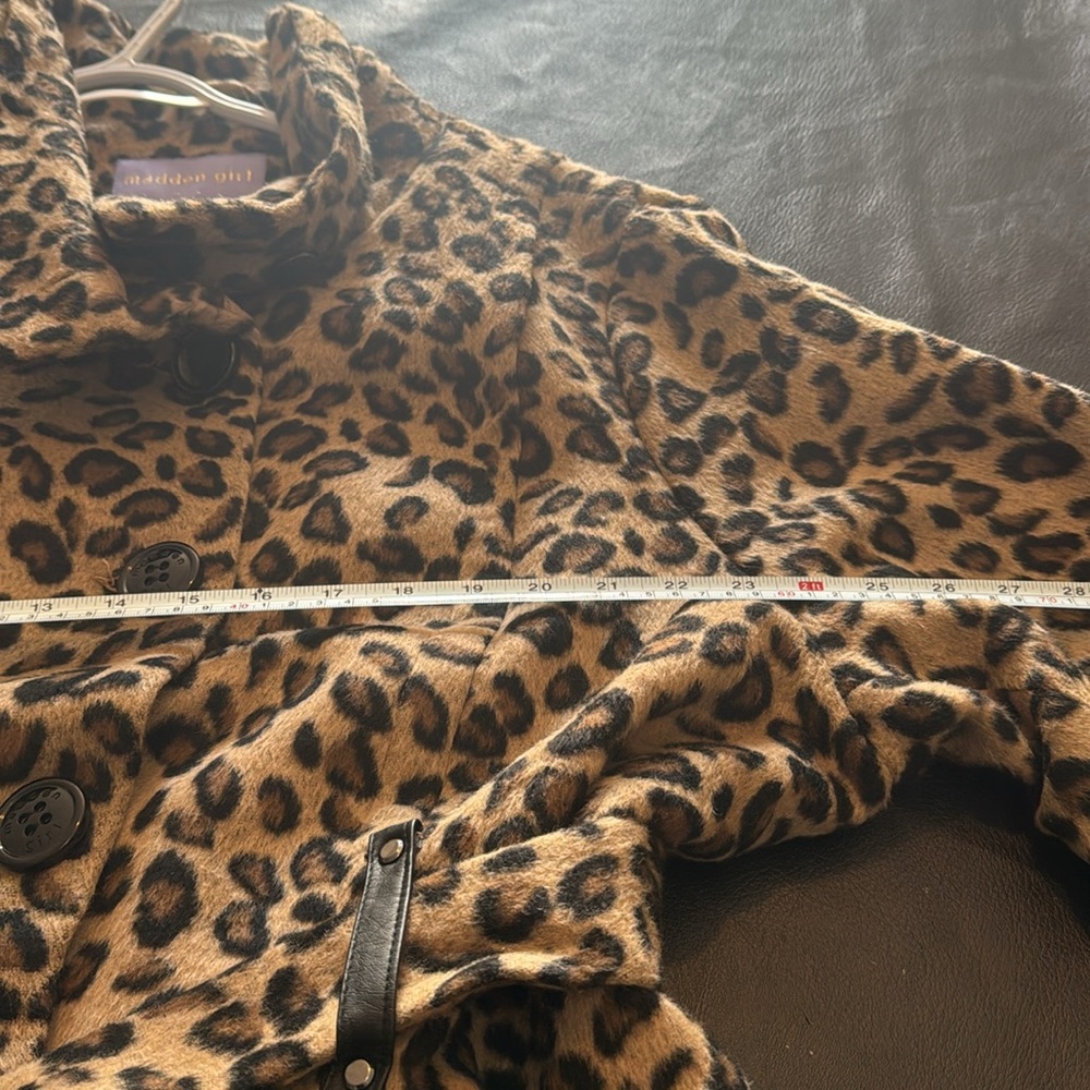 NWT Madden Girl Brown/Black Leopard Print Coat Size 3X - Picture 8 of 14